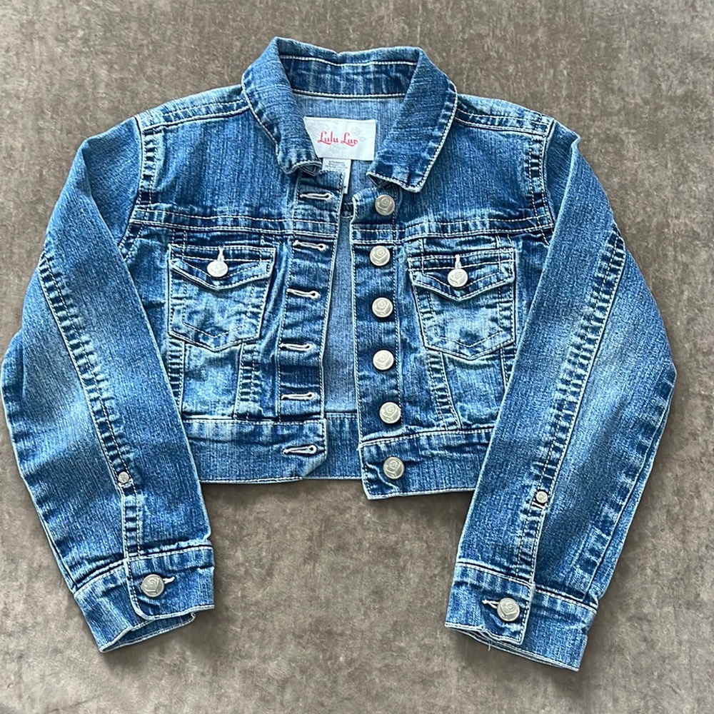 Lulu Luv Girl’s Denim Jacket size S (6/6x)